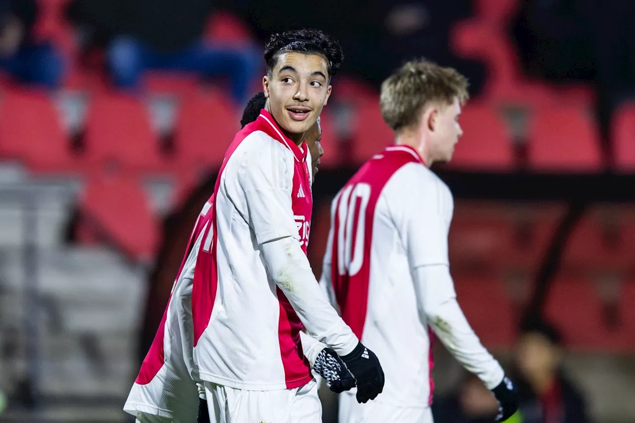 Vier goals in vijf duels: Bounida blijft maar scoren voor Jong Ajax