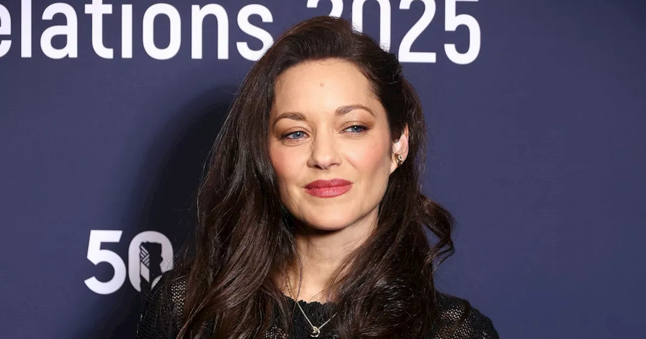 Marion Cotillard’s Sheer Black Dress Is a Lesson In French Girl Dressing