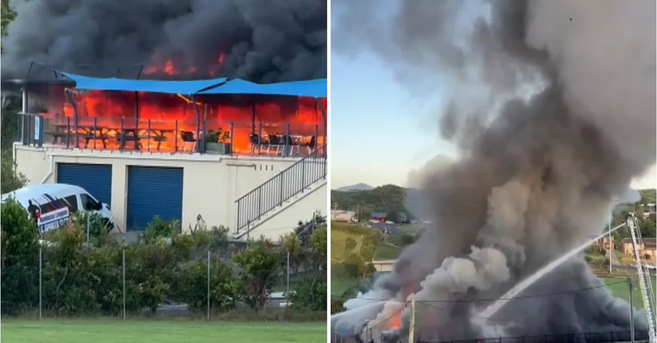 Devastating Fire Engulfs Beloved Sports Club on NSW's Mid North Coast