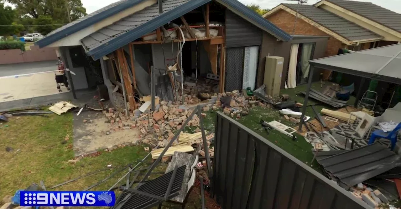 'Somehow I survived': Young family's miracle escape as car ploughs into Melbourne home