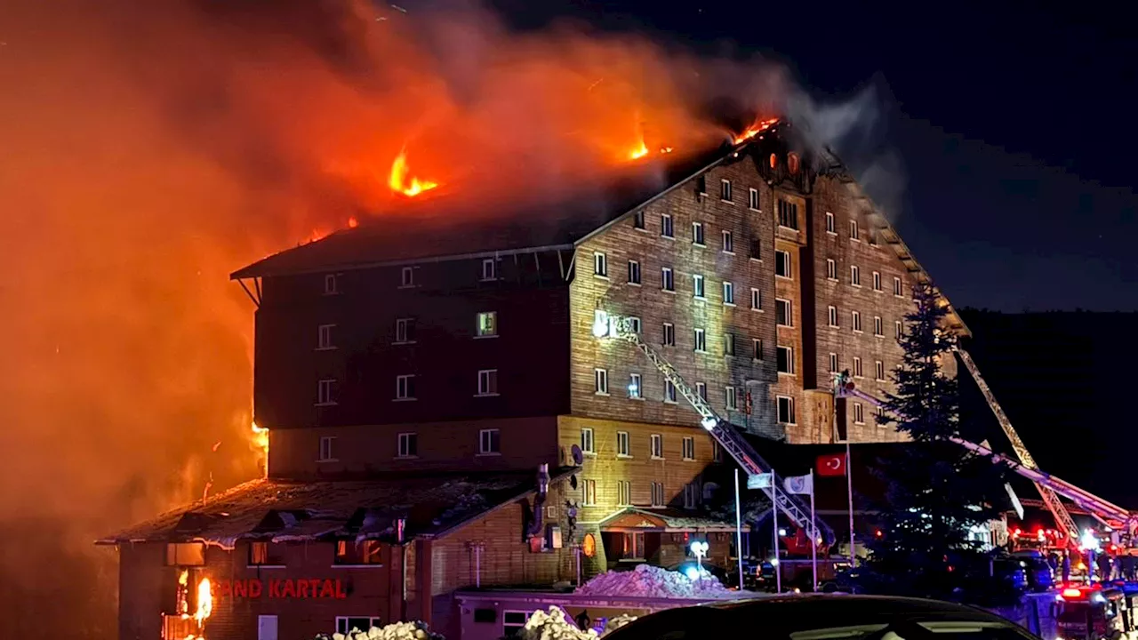 Deadly Fire Engulfs Turkish Ski Resort Hotel, Killing at Least 79