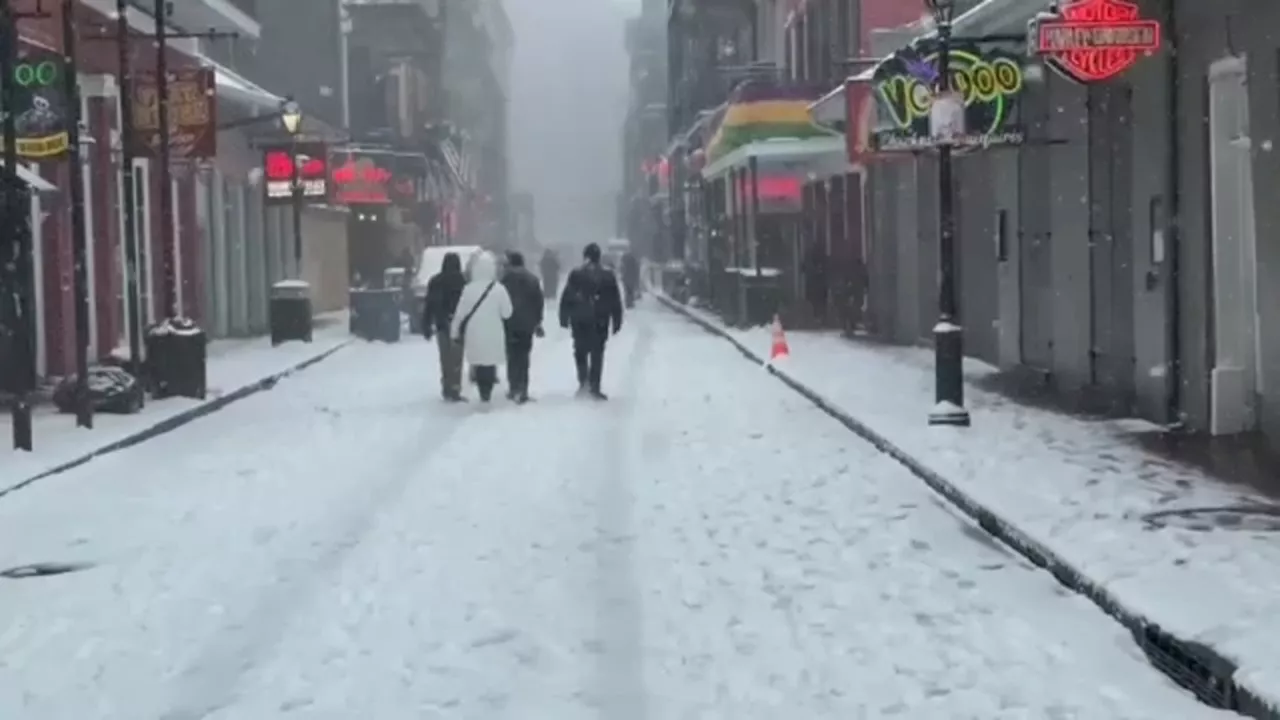 Rare Winter Storm Blankets Southern US with Record Snowfall