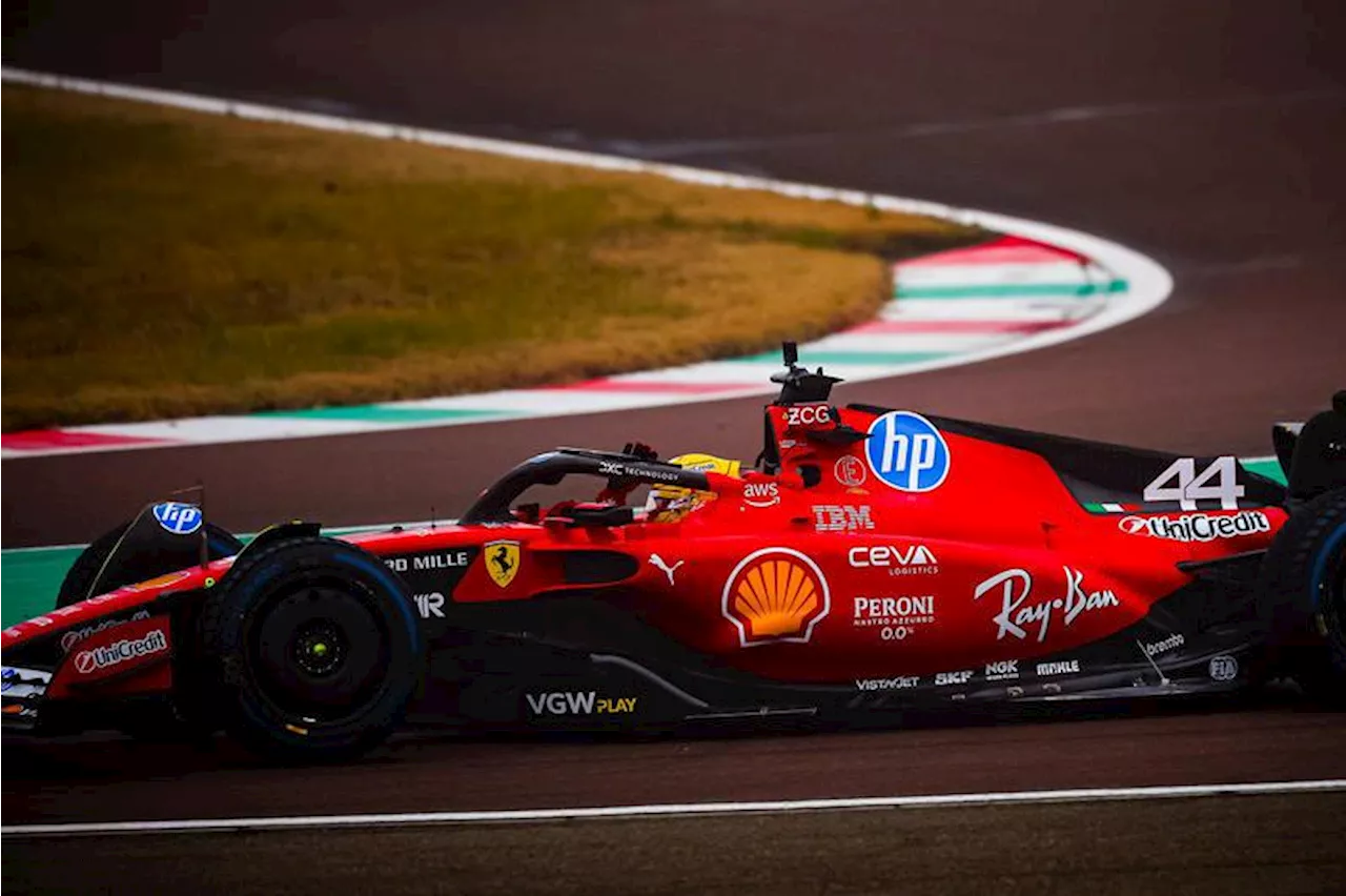 Lewis Hamilton al volante della Ferrari: l'avventura rossa inizia a Fiorano