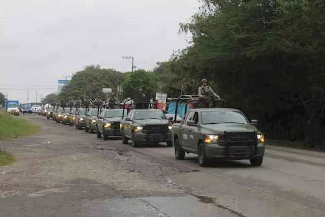 Refuerza SEDENA seguridad en zona norte de Veracruz con más de 200 militares