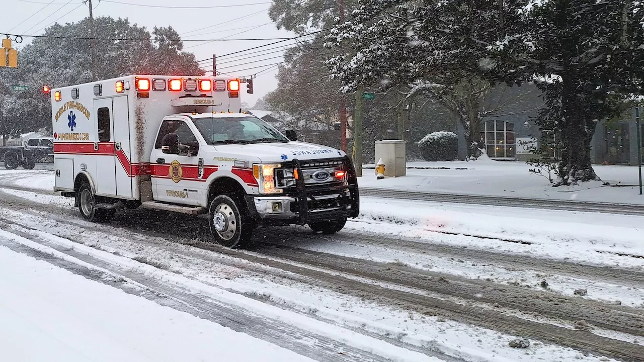 Alabama Braces for Continued Impact of Winter Storm with Widespread Road Closures and School Disruptions