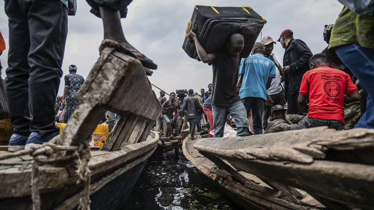 A rebel group is advancing on eastern Congo's largest city and over 100,000 people have fled