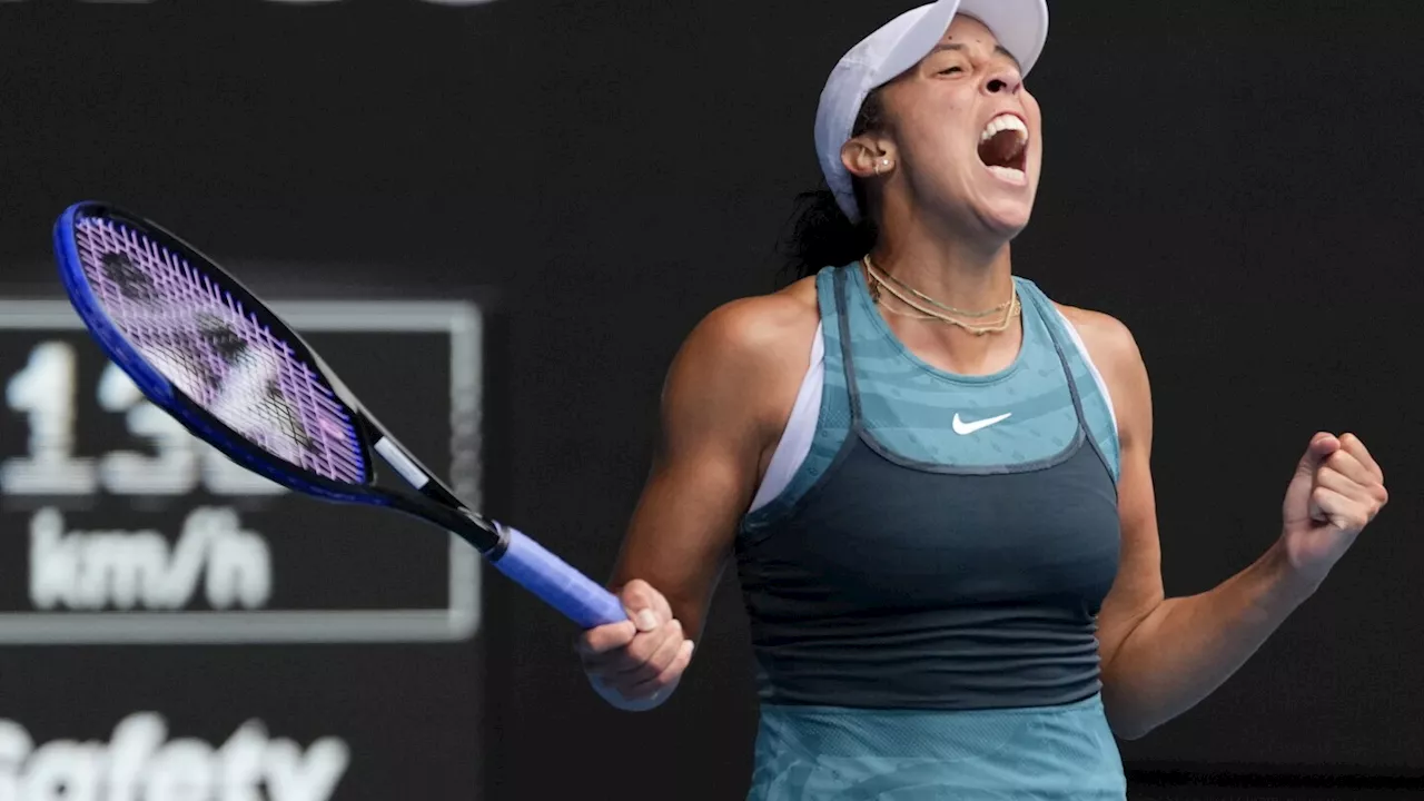 Madison Keys reaches the Australian Open semifinals with a win over Elina Svitolina