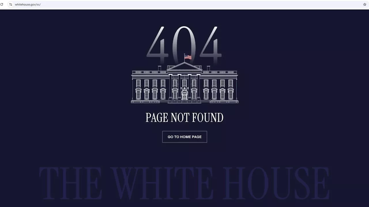 Trump Administration shuts down White House Spanish-language page, social media