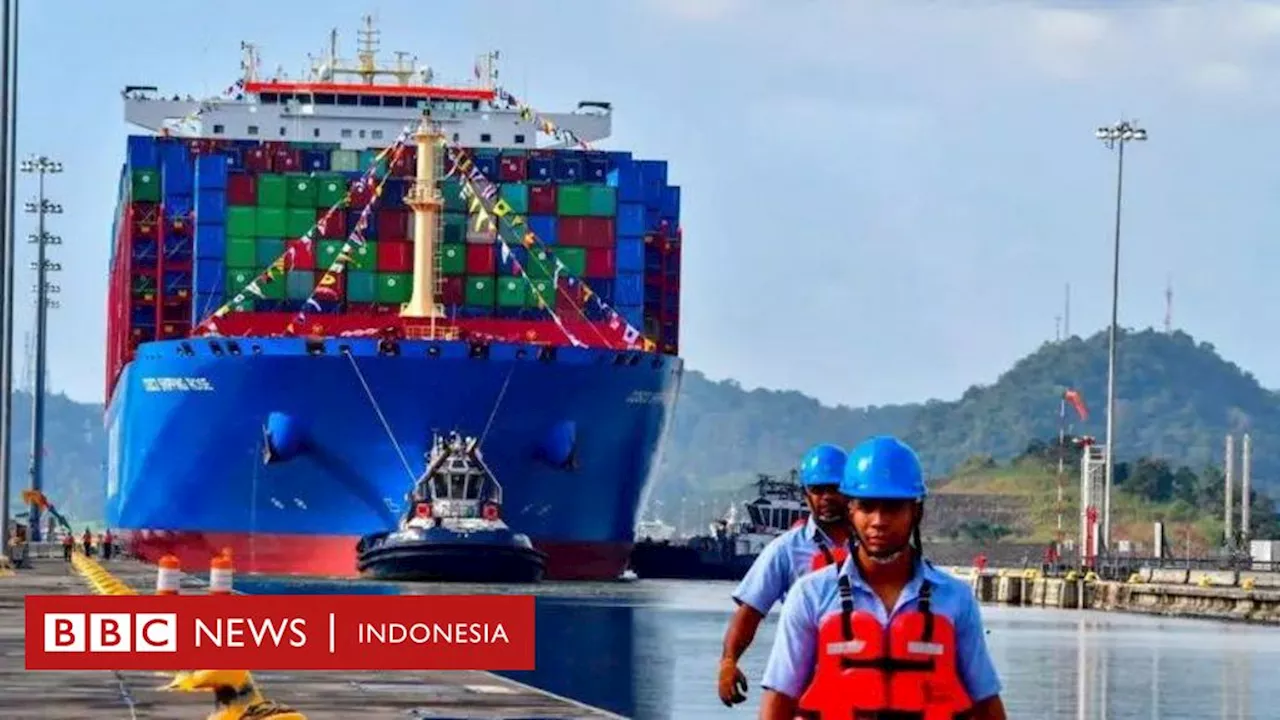 Presiden AS Donald Trump sebut China 'kendalikan' Terusan Panama, benarkah tuduhan itu?