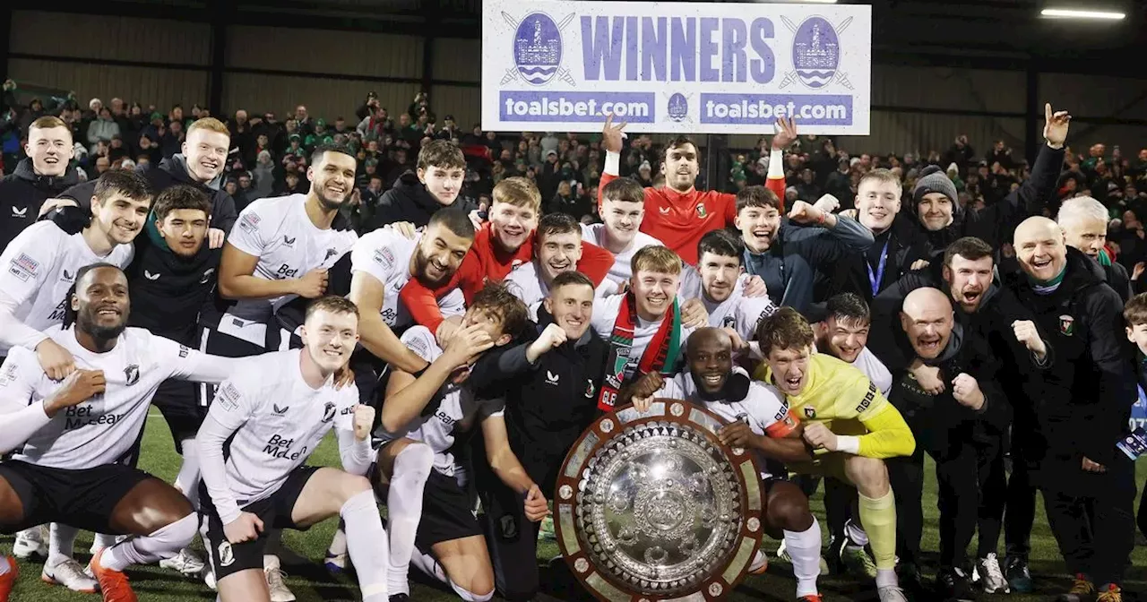 Co Antrim Shield final LIVE score updates from Larne vs Glentoran