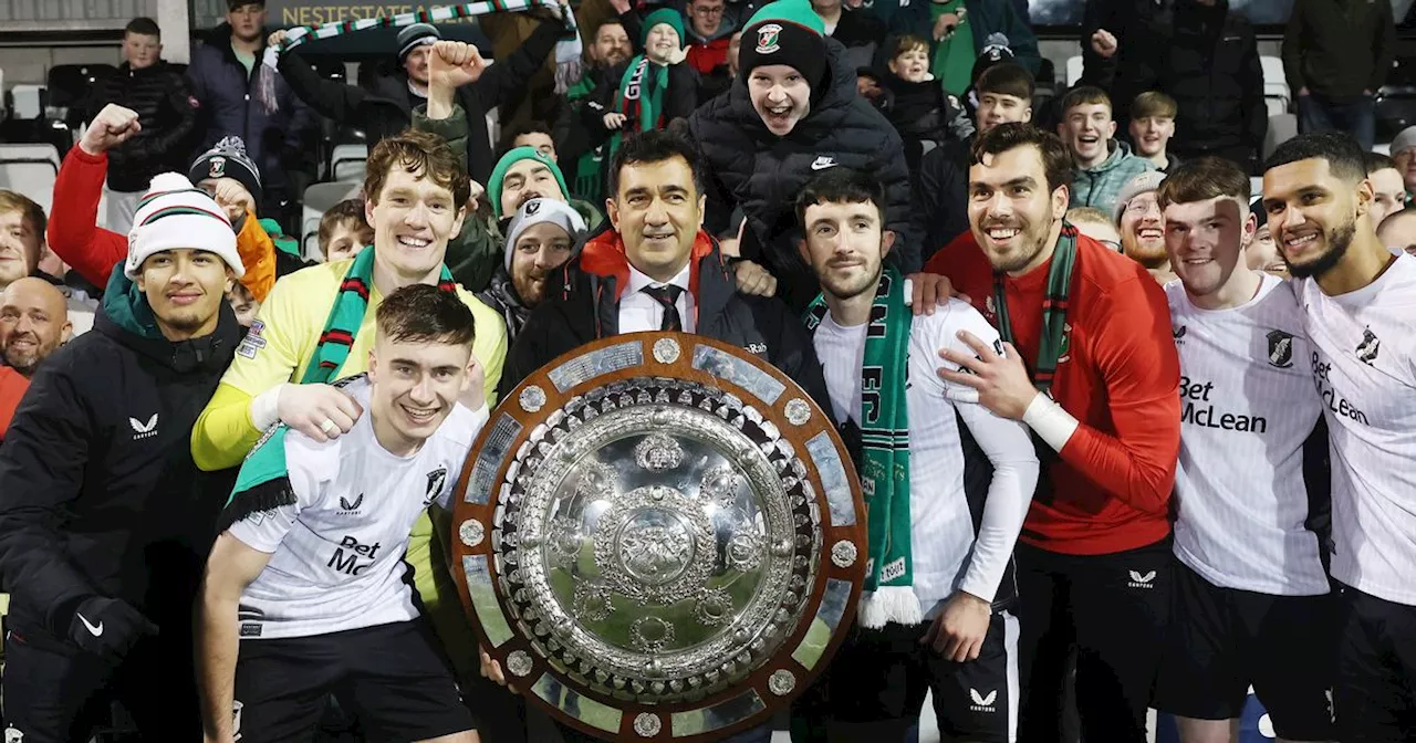 Glentoran End Five-Year Trophy Drought with Co Antrim Shield Victory