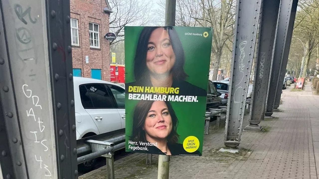 Hamburgs Wahlkampf: Stadt entfernt illegale Plakate