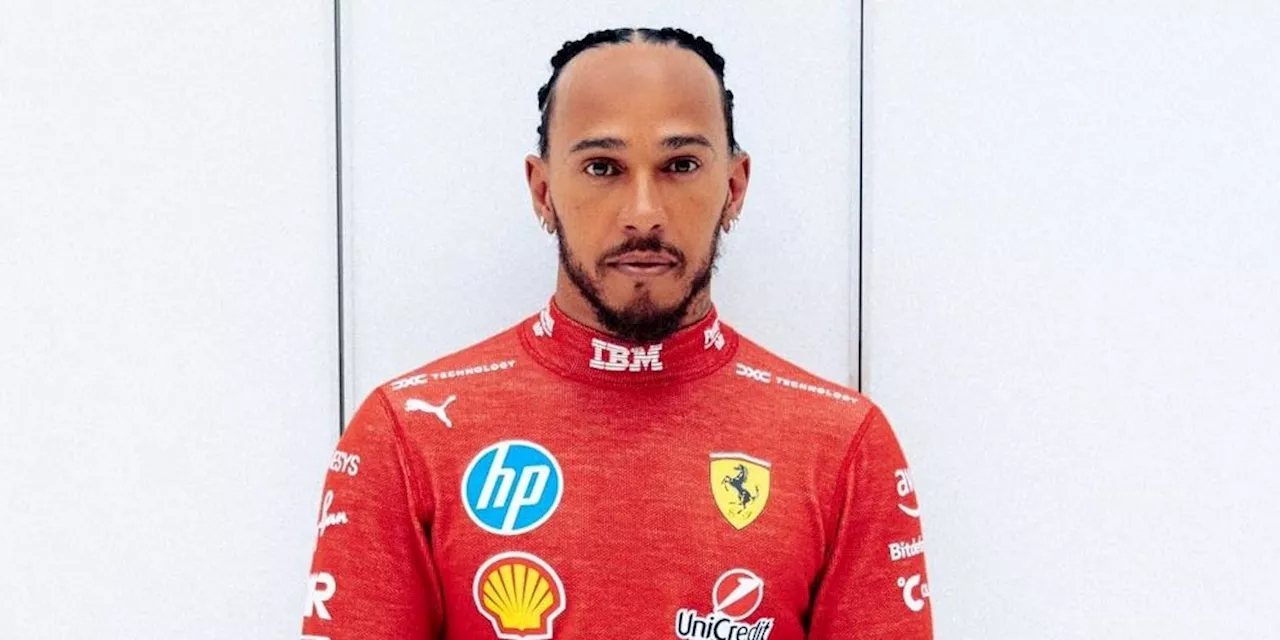 Lewis Hamilton resmi Jadi Pembalap Ferrari, Tampil dengan Baju Balap Merah dan Helm Kuning