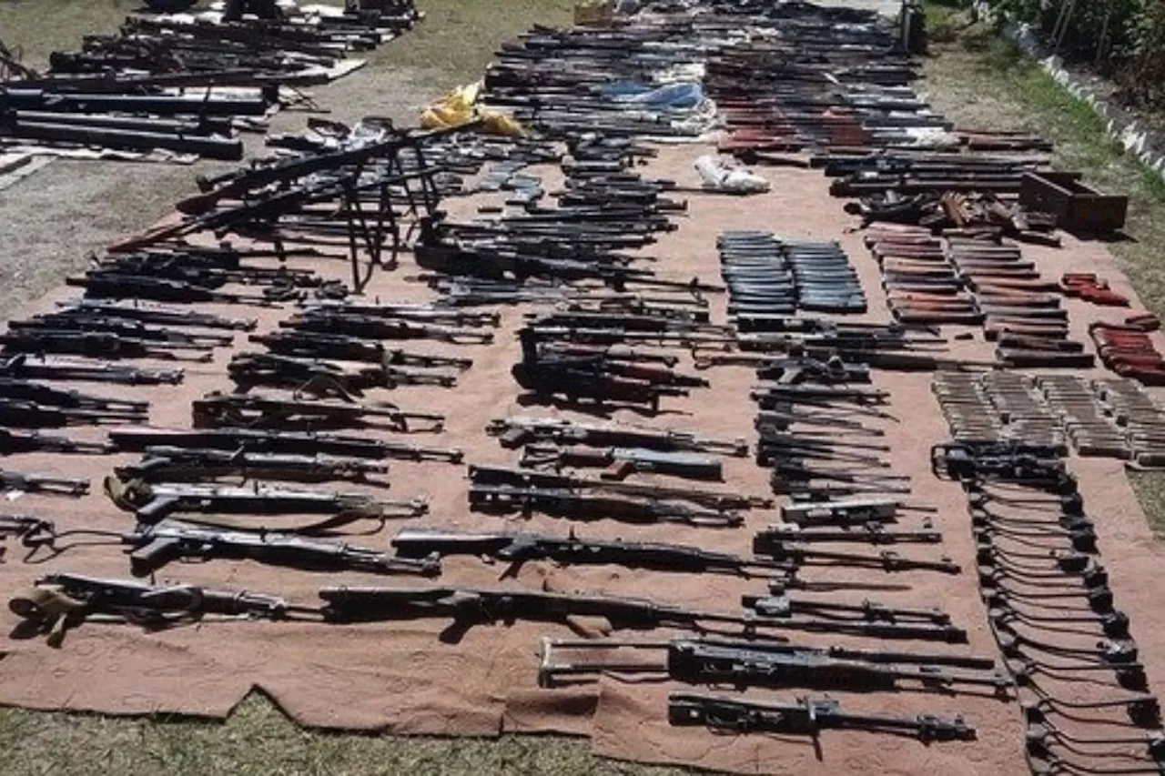 Huge cache of illegal arms recovered in clearance operation in Kurram