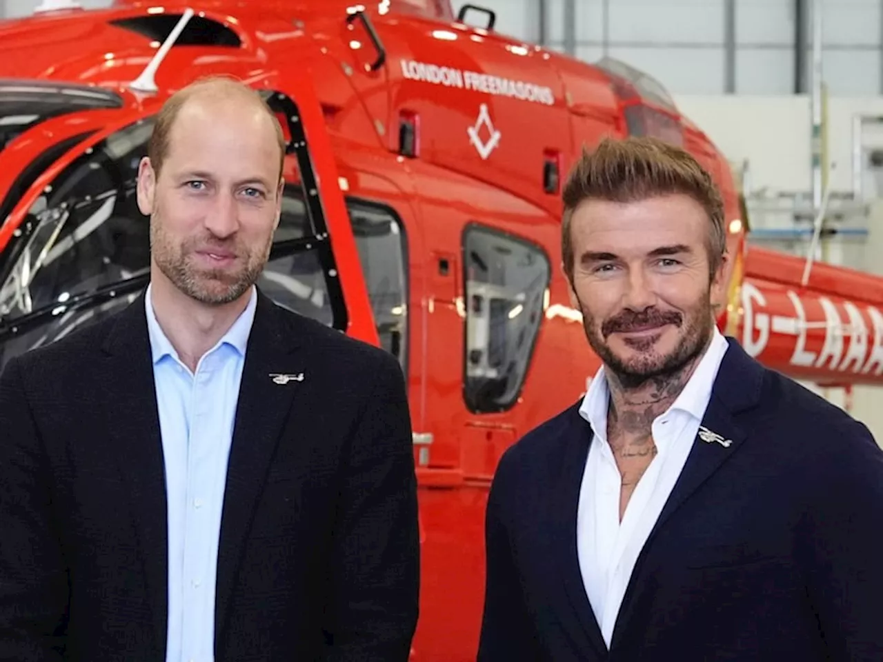 David Beckham lobt die britische Königsfamilie in Davos