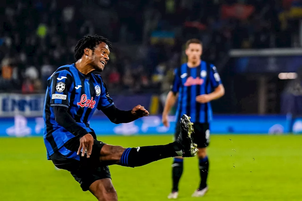 Video: Juan Guillermo Cuadrado brilla con gran asistencia en goleada de Atalanta en Champions