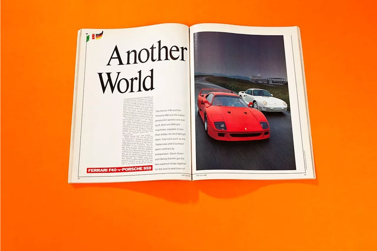 Porsche 959 vs Ferrari F40: A Hypercar Showdown