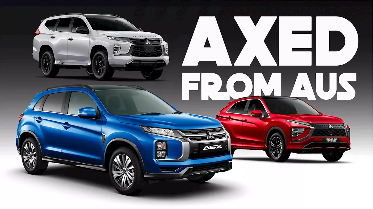 Mitsubishi Bids Farewell to ASX, Eclipse Cross, and Pajero Sport in Australia