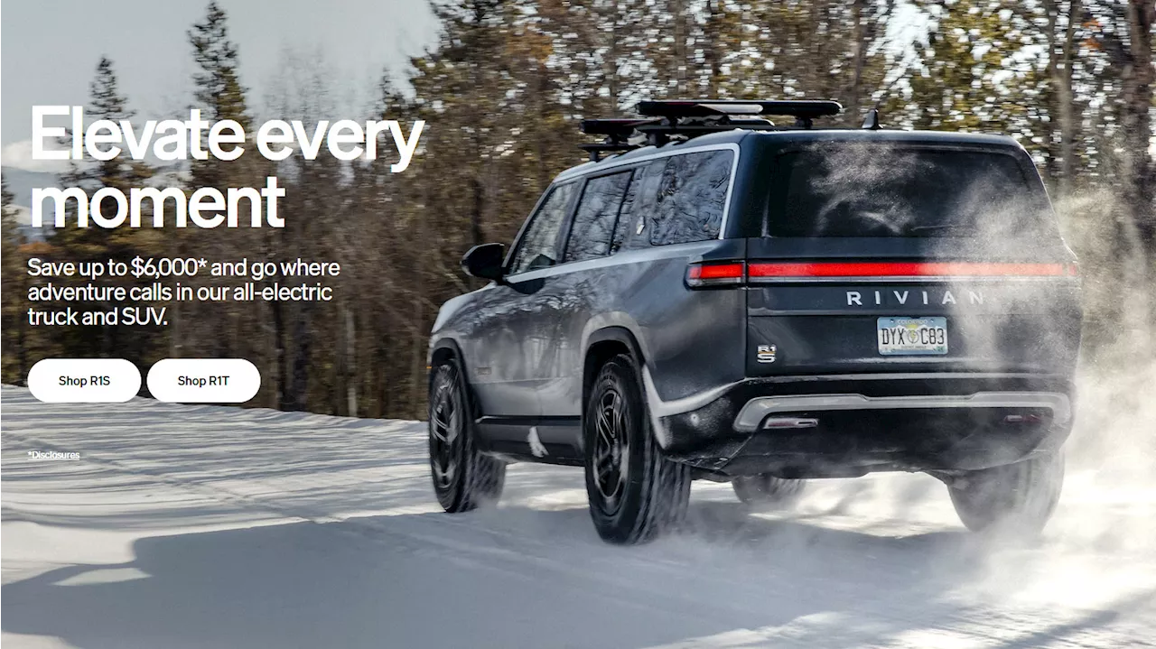 Rivian Offers Up to $6,000 Off EVs, But There Are a Few Catch