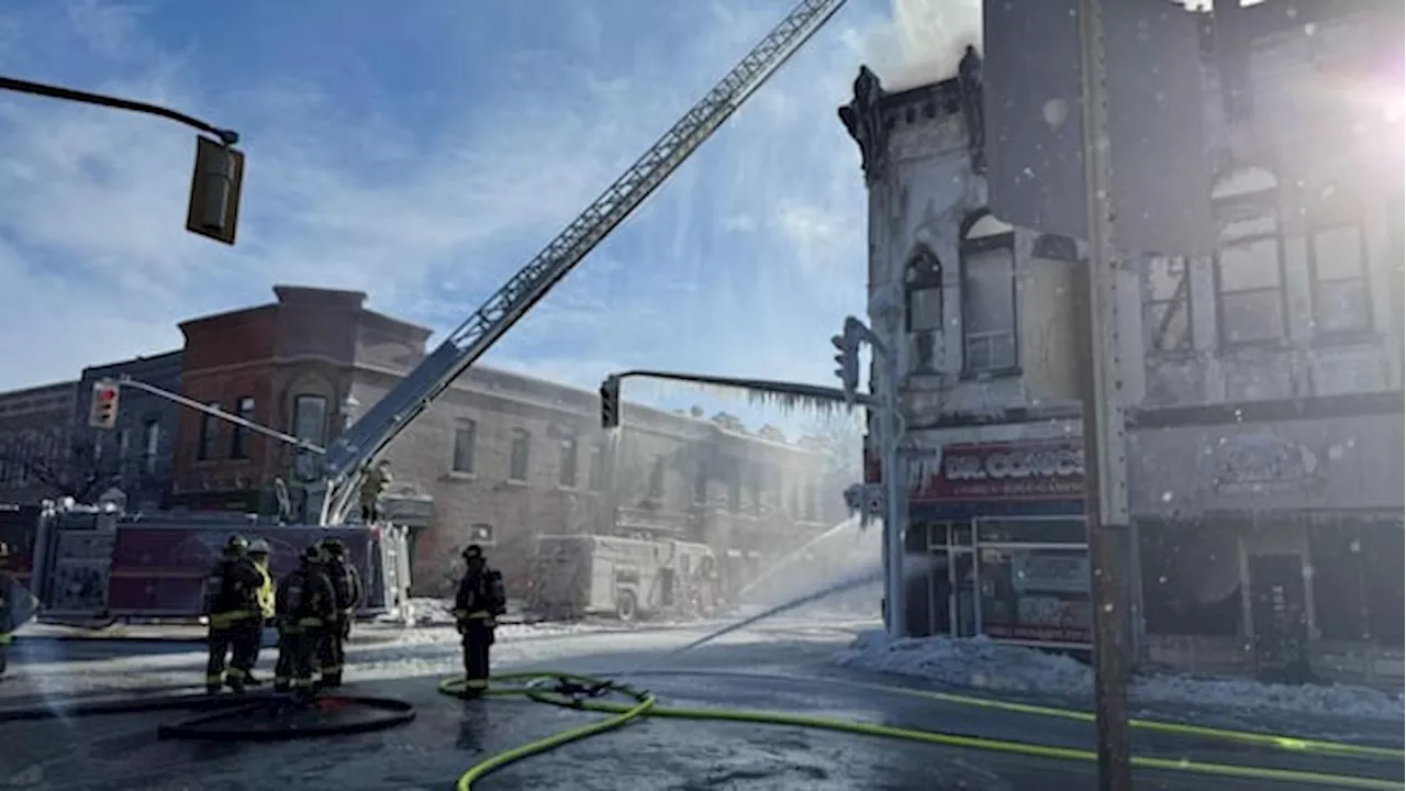 Historic Orillia Building Reduced to Ashes in Devastating Fire