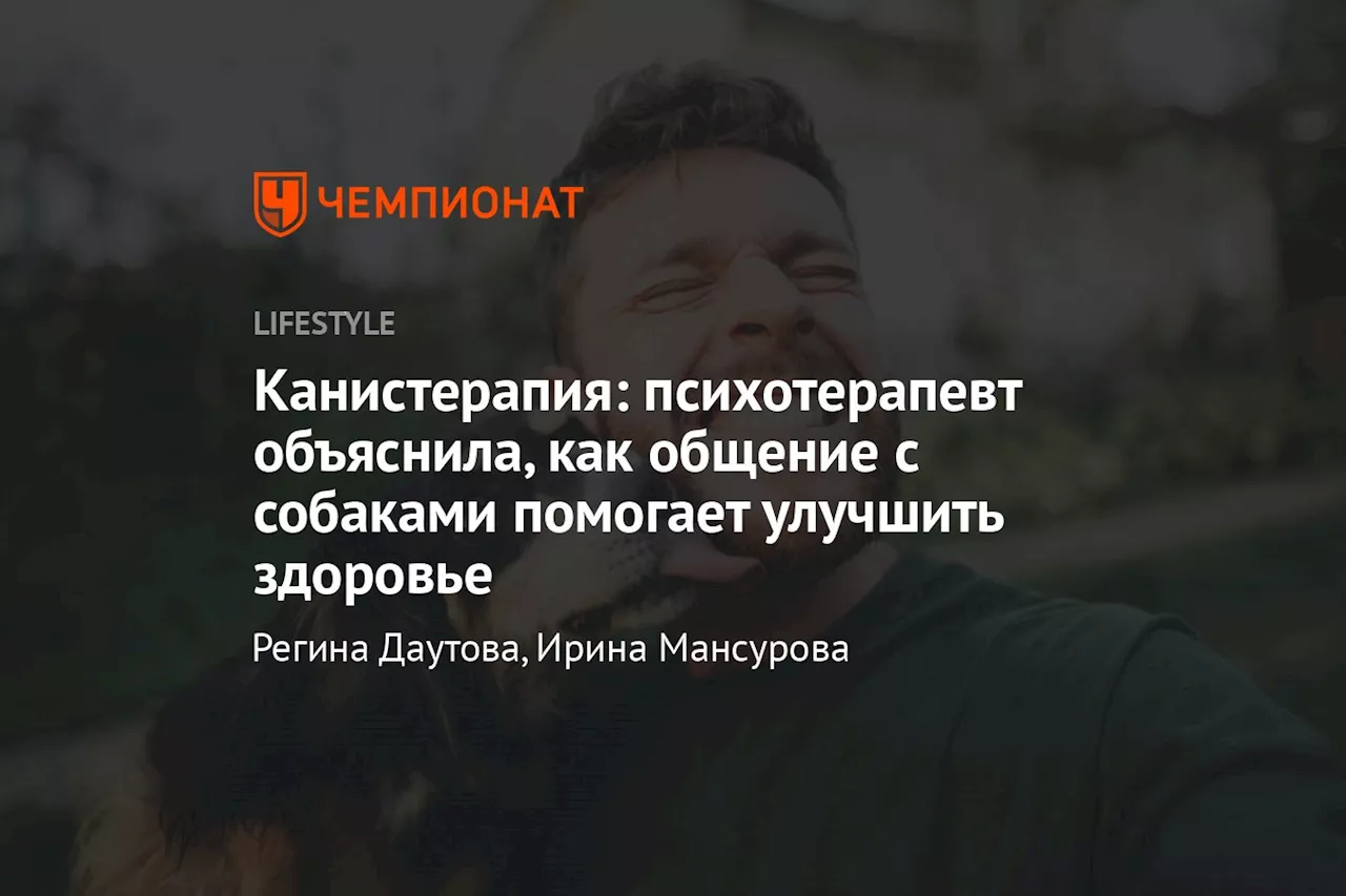 Канистерапия: психотерапевт объяснила, как общение с собаками помогает улучшить здоровье