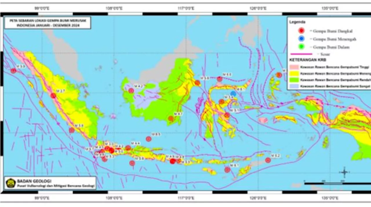 Gempa Bumi Merusak Hantam RI Cetak Rekor di 2024, Fakta Aneh Terungkap