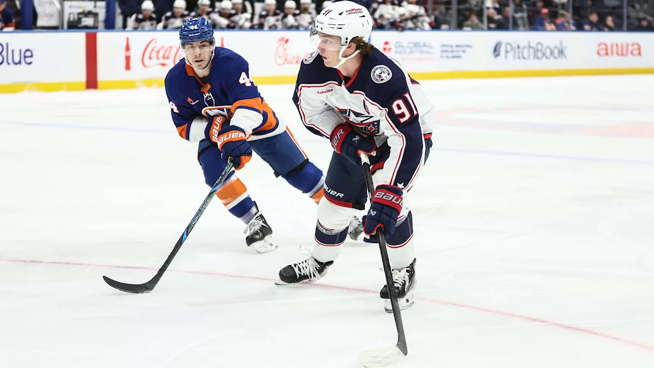 Blue Jackets' Kent Johnson Plus Money to Grab Point on the Road