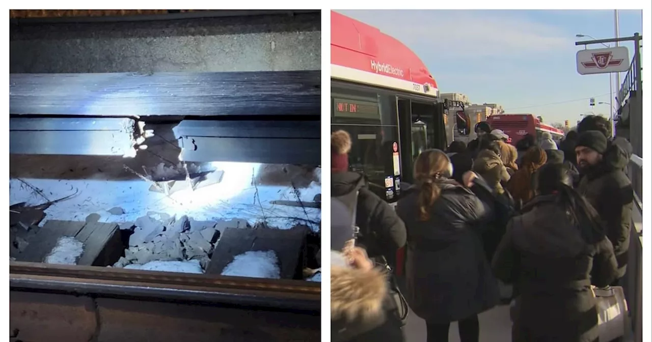 TTC Apologizes for Line 1 Disruption Caused by Emergency Rail Repairs