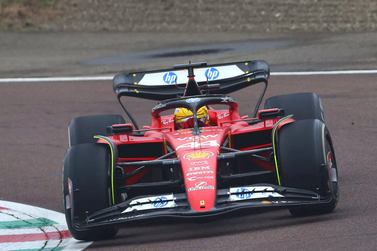 Hamilton Experiences 'Awe-Inspiring' First Ferrari Run