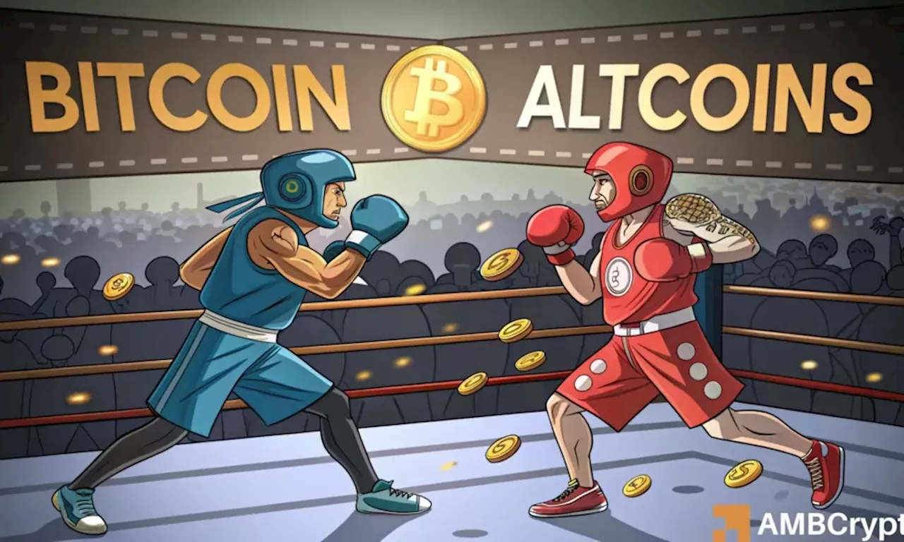 Altcoin Season Hopes Fade as Bitcoin Dominance Rises