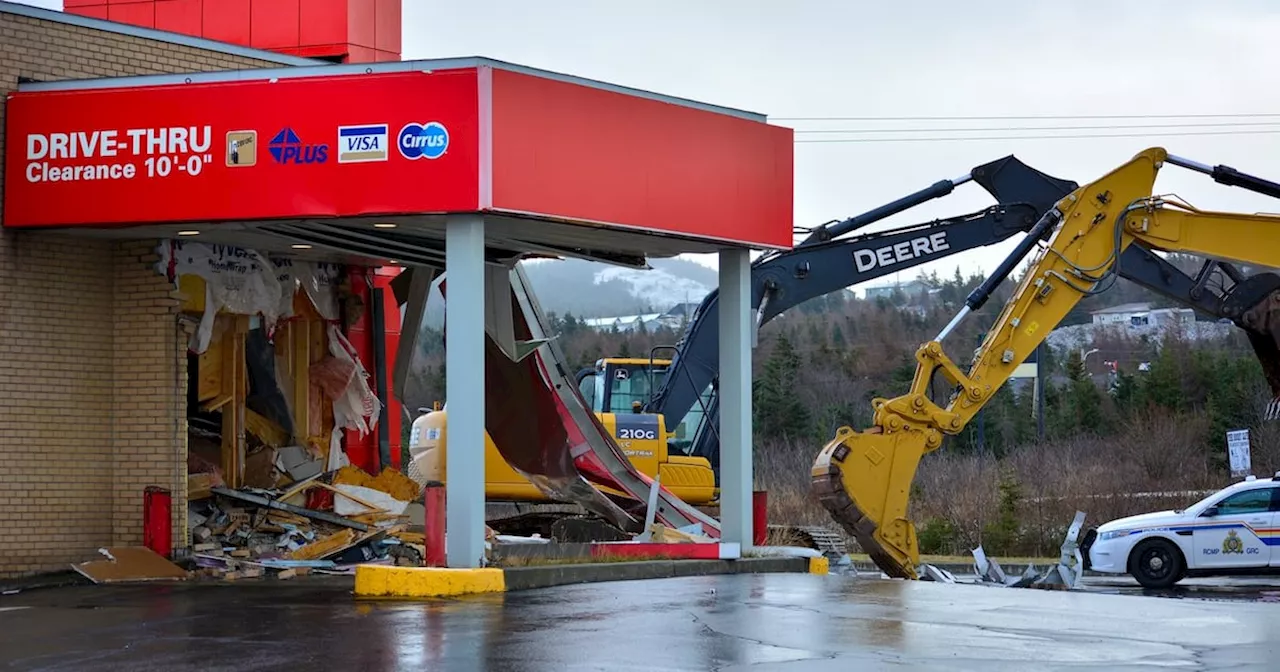 ATM Theft in Newfoundland Aided by Stolen Excavators