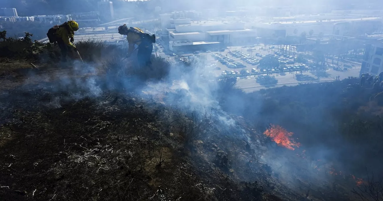 Fire risk and strong winds continue in Southern California with potential rain on the horizon