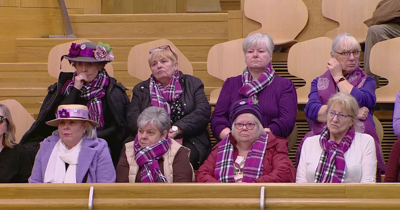 Waspi women protest at Holyrood as SNP Government makes another payout demand