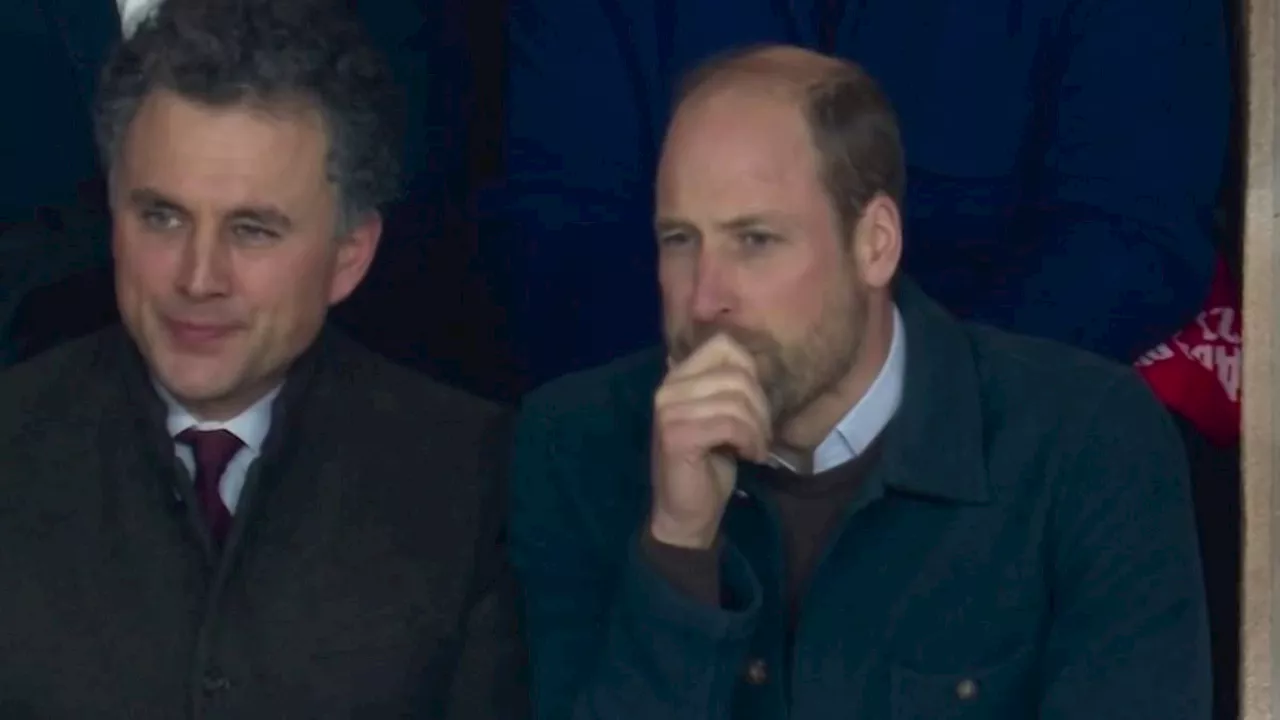 Prince William Watches Aston Villa's Champions League Defeat in Monaco