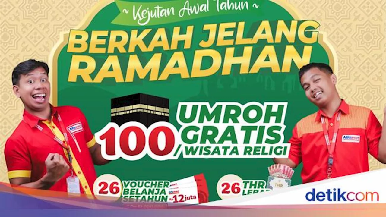 Alfamart Berbagi 100 Tiket Umrah Melalui Program Undian Kejutan Awal Tahun