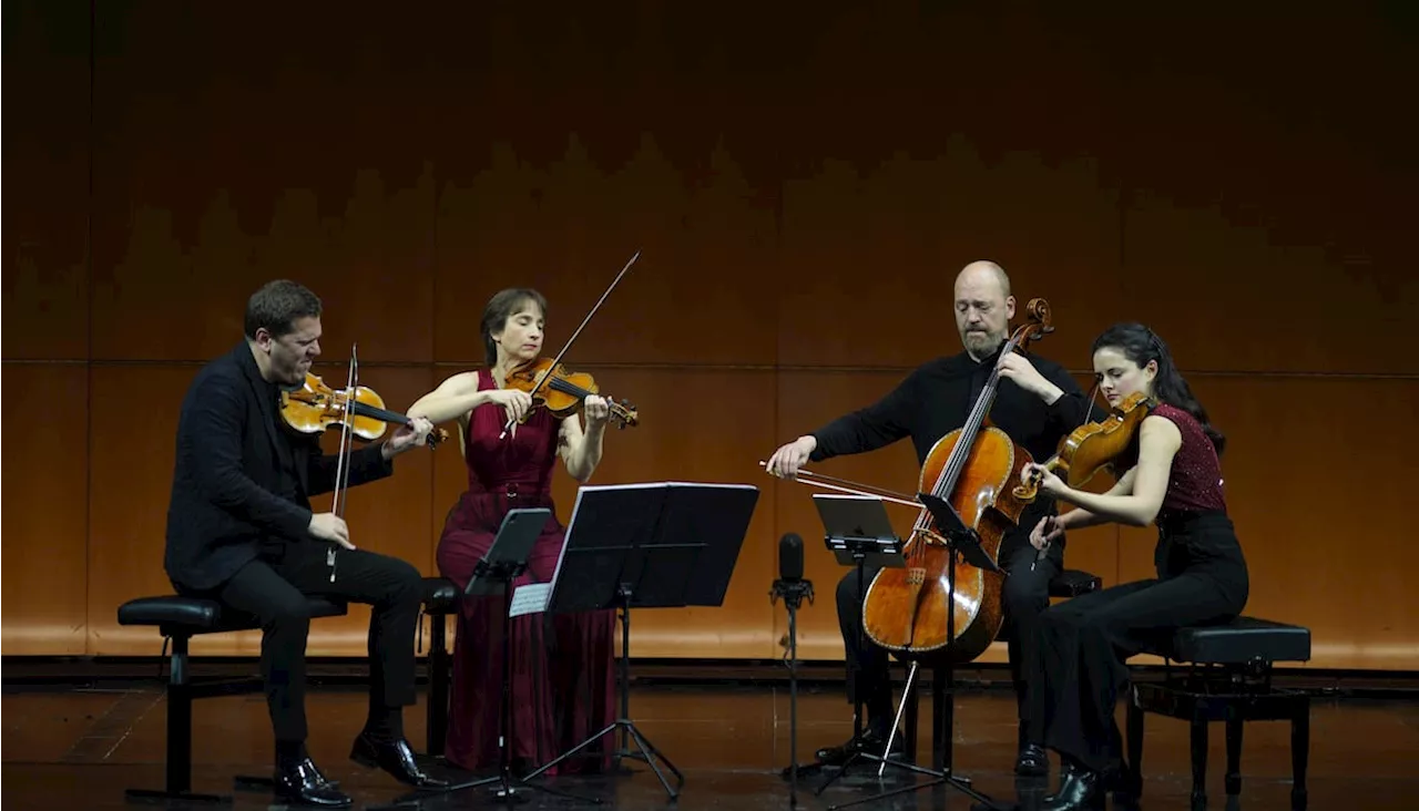 Cuarteto Palatino de Stradivarius toca num concerto solidário em Madrid