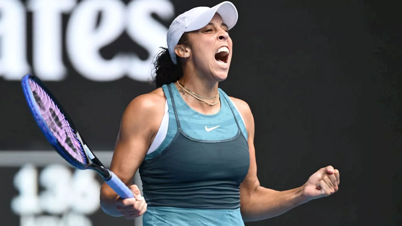 Keys Reaches Australian Open Semifinals, Extending Winning Streak