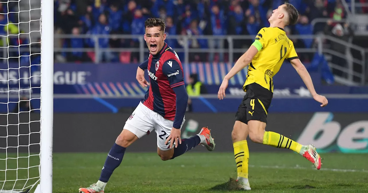 Bologna-Borussia Dortmund 2-1, pagelle: Dallinga cinico, male Anton