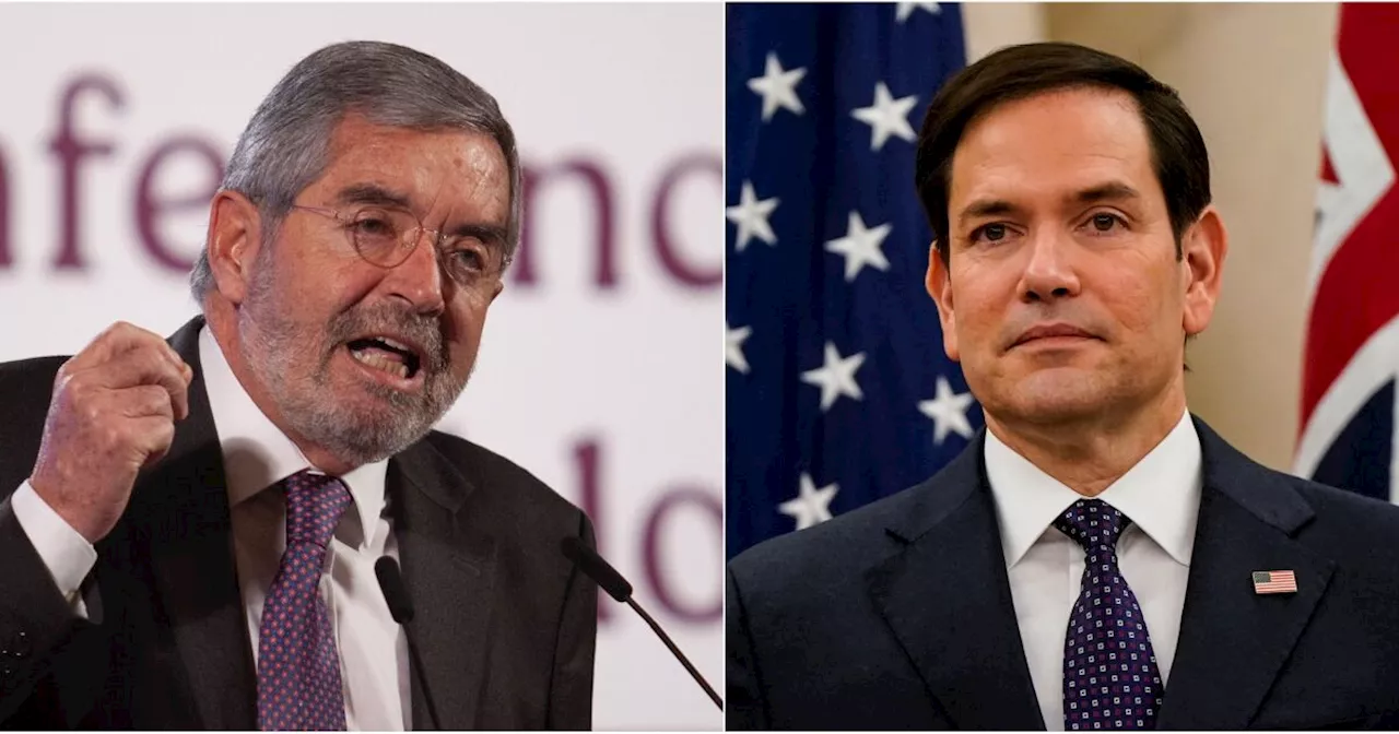 Marco Rubio y Juan Ramón de la Fuente dialogan sobre migración y seguridad