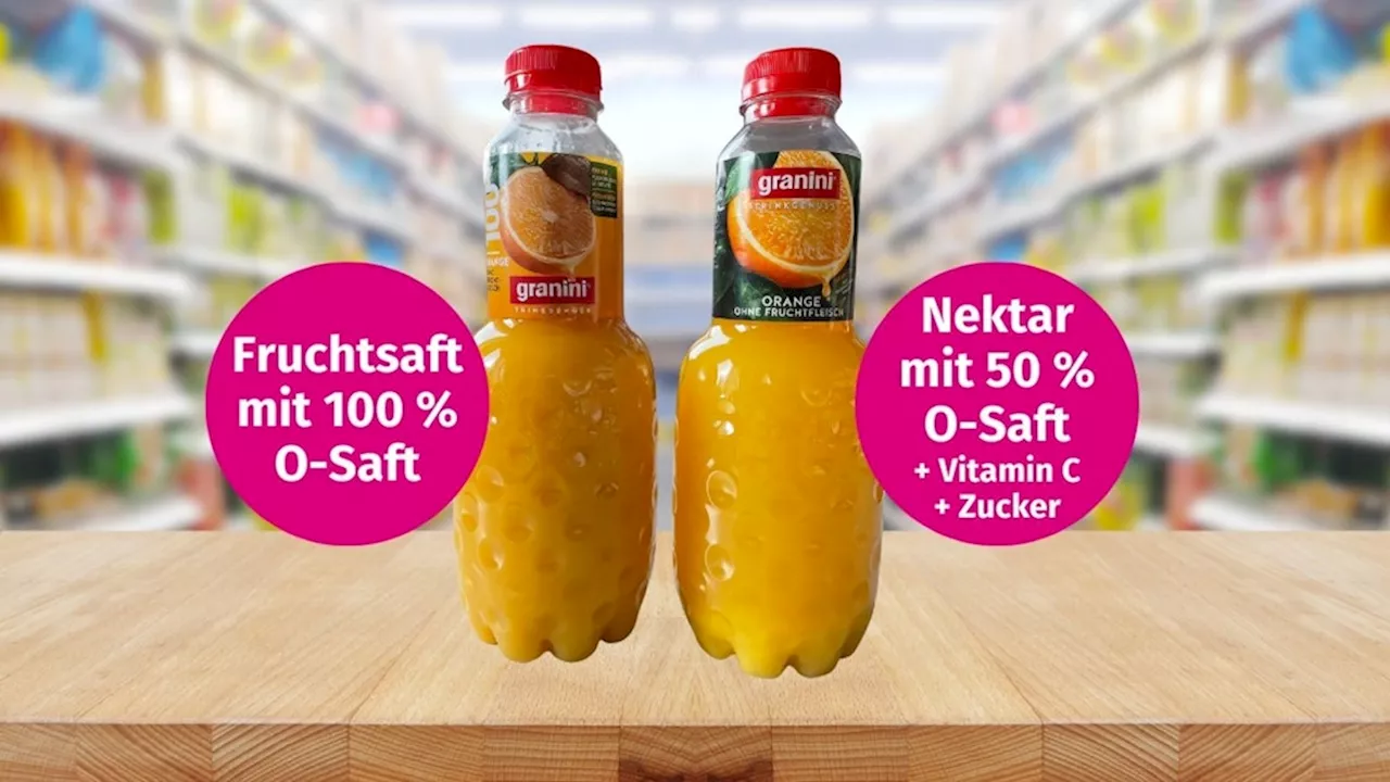 Granini Trinkgenuss Orange: Mogelpackung des Jahres 2024