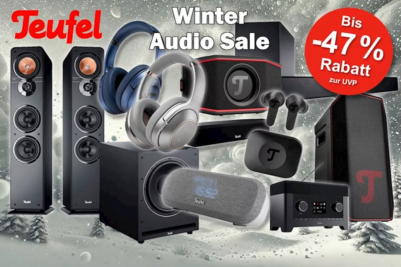 Teufel Winter Sale: Bis zu 47% Rabatt auf Audioprodukte!