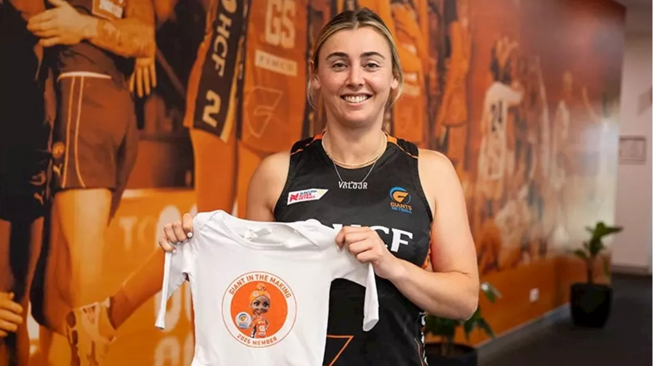 Giants' Gina Crampton Announces Pregnancy, Misses 2025 Super Netball Season