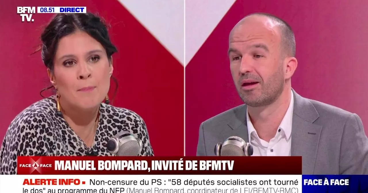 Manuel Bompard sur BFM TV : Le NFP mort ?