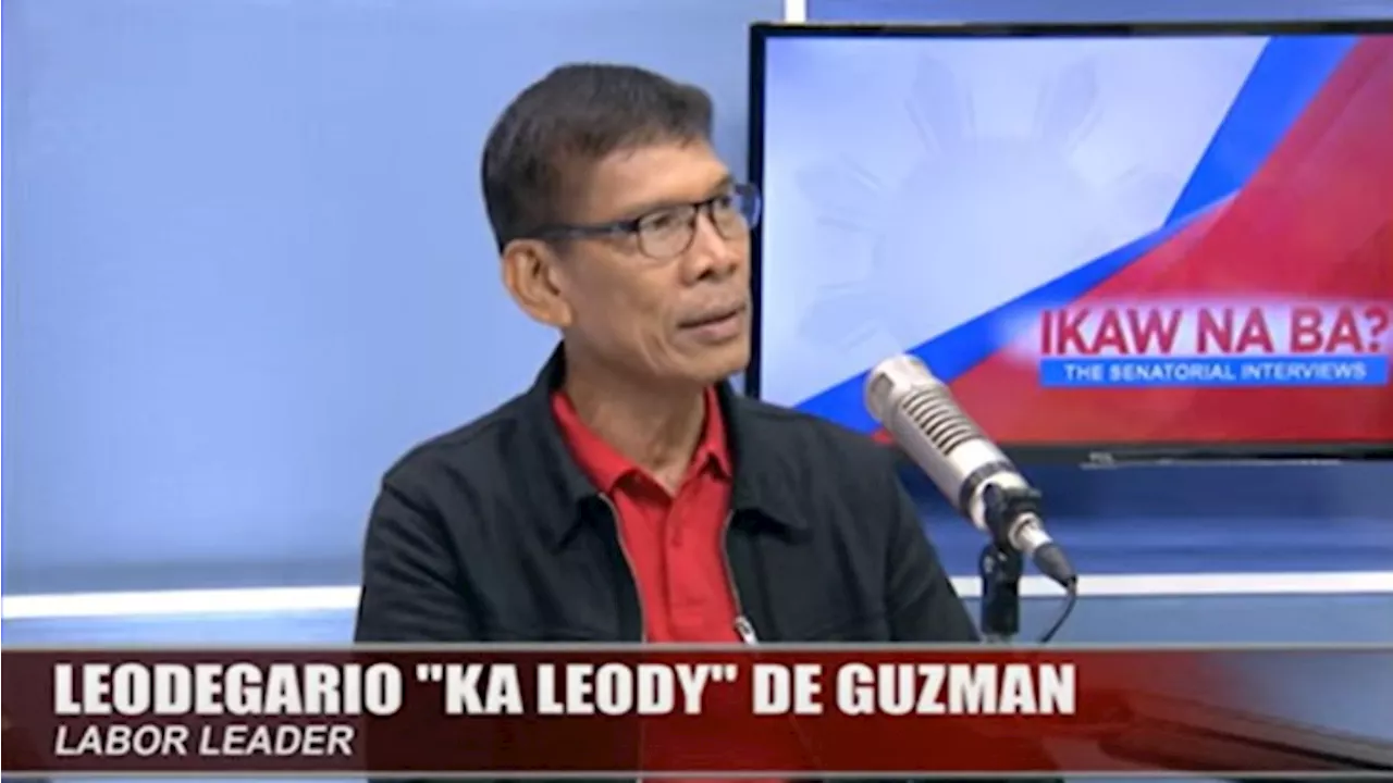 Labor Leader de Guzman Calls for Abolition of Confidential Funds