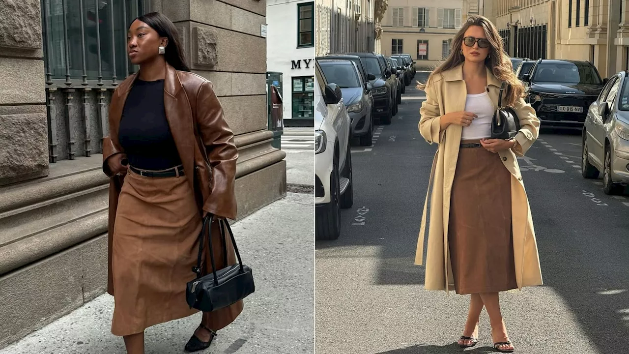 Boho Chic Gets a 2025 Update: Suede Skirts Are the New It Girl