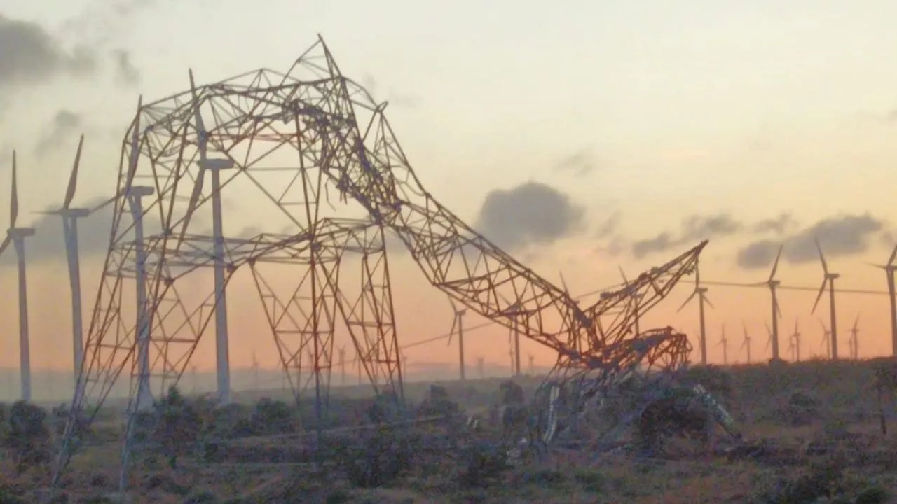 CFE: Frente frío número 24 tumba torres de luz; provoca apagón masivo en región del Istmo