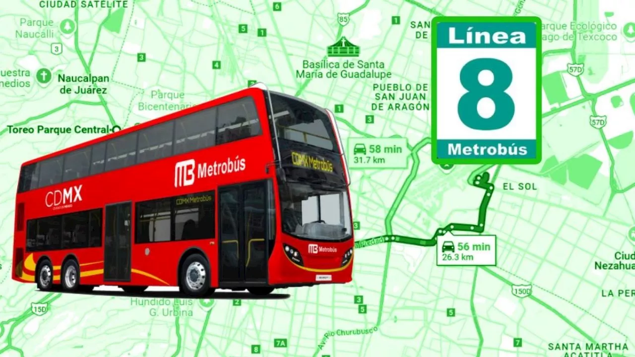 Ciudad de México planea dos nuevas líneas del Metrobús: 0 y 8