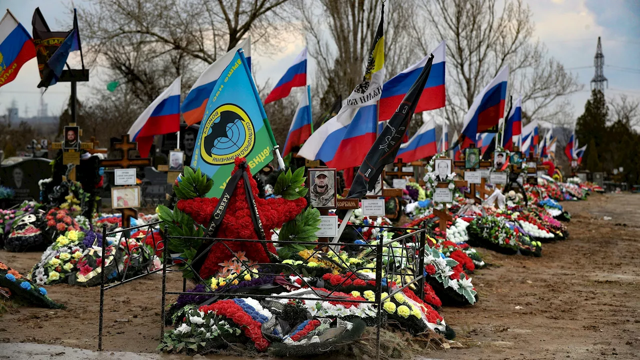 Neue Zahlen veröffentlicht - So viele Russen hat Putin bereits in den Tod geschickt
