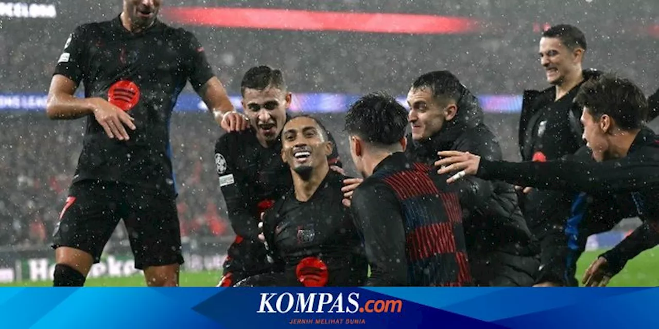 Barcelona Raih Kemenangan Dramatis di Liga Champions