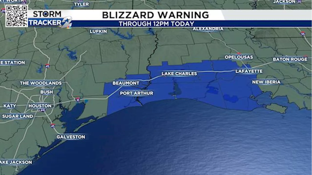 First-Ever Blizzard Warning Issued Along Gulf Coast